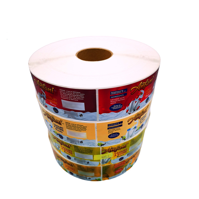 Factory customized printing pattern waterproof food PVC coated paper sticker label (6)